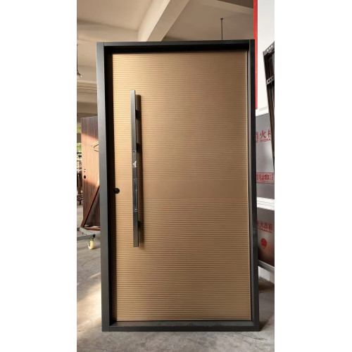 100% Aluminum Bulletproof Pivot Door With Automatic Smart Keylock